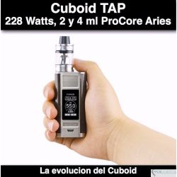 Joyetech Cuboid Tap with ProCore Aries - 2 y 4 ml, 228W, dual 18650