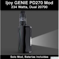 ijoy Genie PD270 Dual 20700 or 18650- 234 Watts