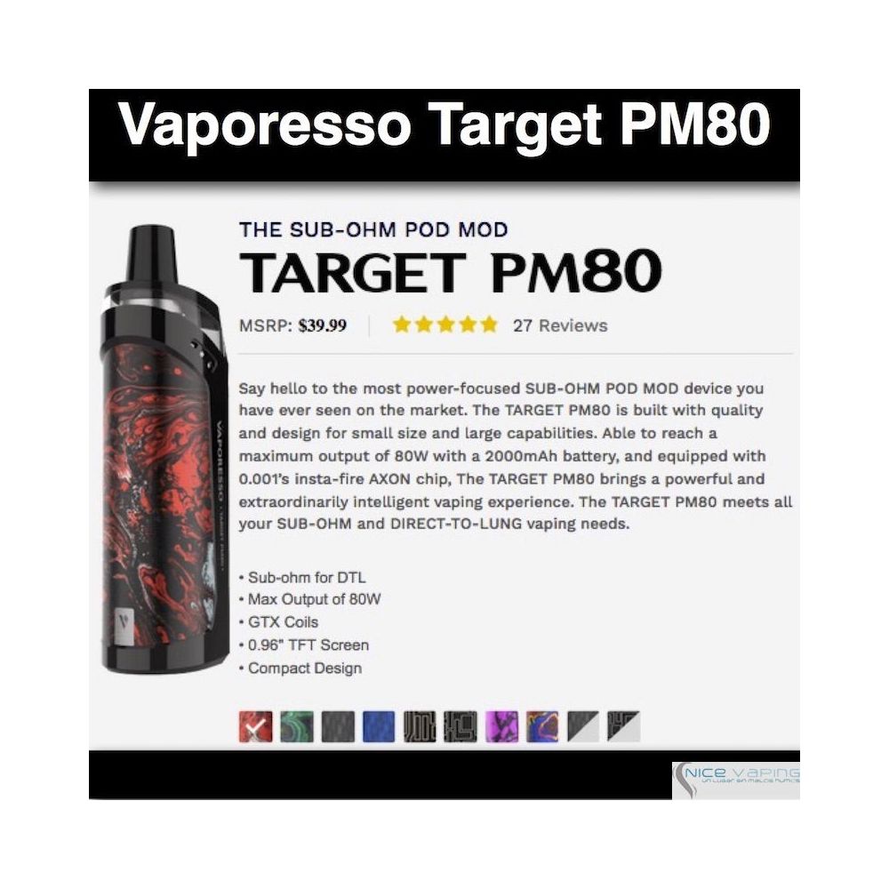Vaporesso Target PRO 75W Kit